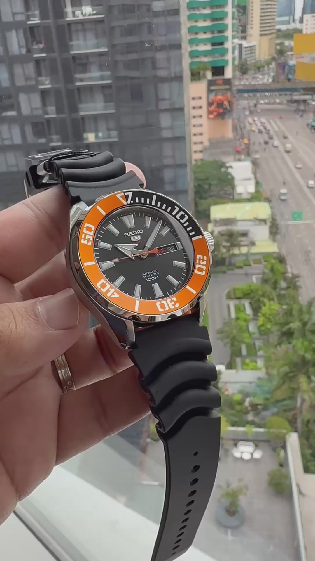 Seiko 5 Sports 100m Automatic Men's Watch| SRPC59K1