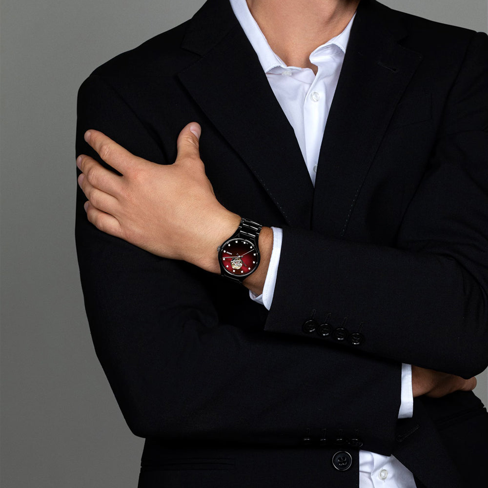Rado True Round Secret Deep Red Dial Unisex Watch | R27107742