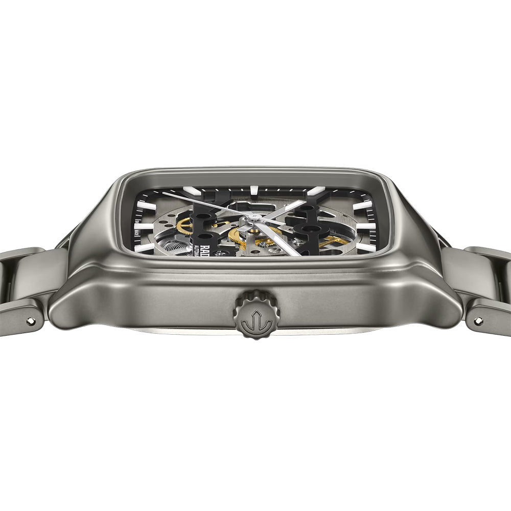 Rado True Square Automatic Skeleton Dial Unisex Watch | R27196152