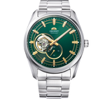 ORIENT CONTEMPORARY SEMI-SKELETON GREEN DIAL MEN'S WATCH| RA-AR0008E