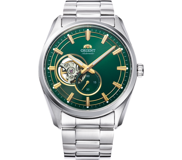 ORIENT CONTEMPORARY SEMI-SKELETON GREEN DIAL MEN'S WATCH| RA-AR0008E