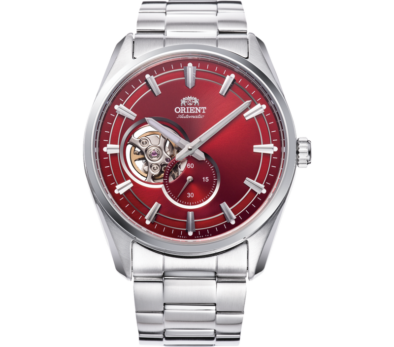 ORIENT CONTEMPORARY SEMI-SKELETON RED DIAL MEN'S WATCH| RA-AR0010R