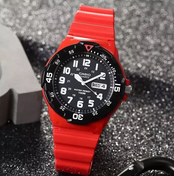 Casio Core Red Quartz Men's Watch| MRW-200HC-4BVDF