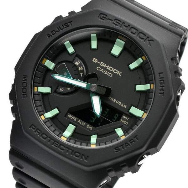 CASIO G-SHOCK ANALOG-DIGITAL BLACK & RUST SERIES | GA-2100RC-1A