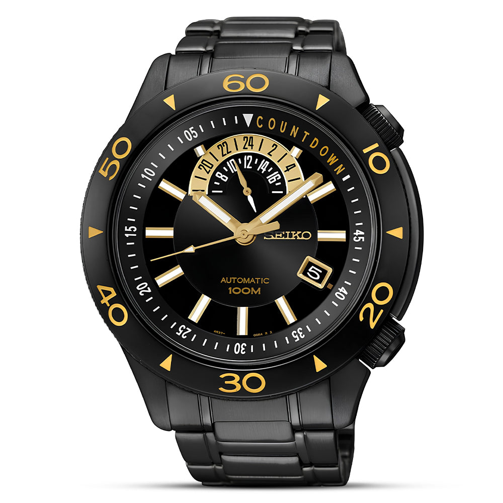Seiko Black Dial Superior Automatic Men's Watch SSA187K1