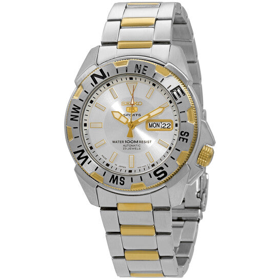 SEIKO 5 Automatic Mens Watch Silver SNZF08J1 Time Access store