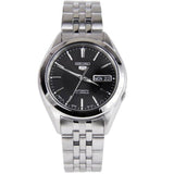 Seiko 5 Black Dial Automatic Men's Watch SNKL23K1 Time Access store