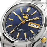 Seiko 5 Automatic Blue 37mm Dial Men's Watch SNKL79K1 Time Access store