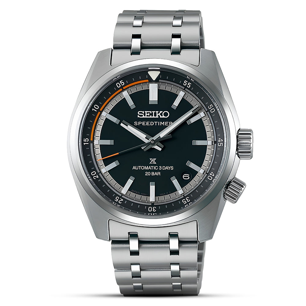 Seiko Prospex Speedtimer Black Automatic Dial Watch SPB515J1