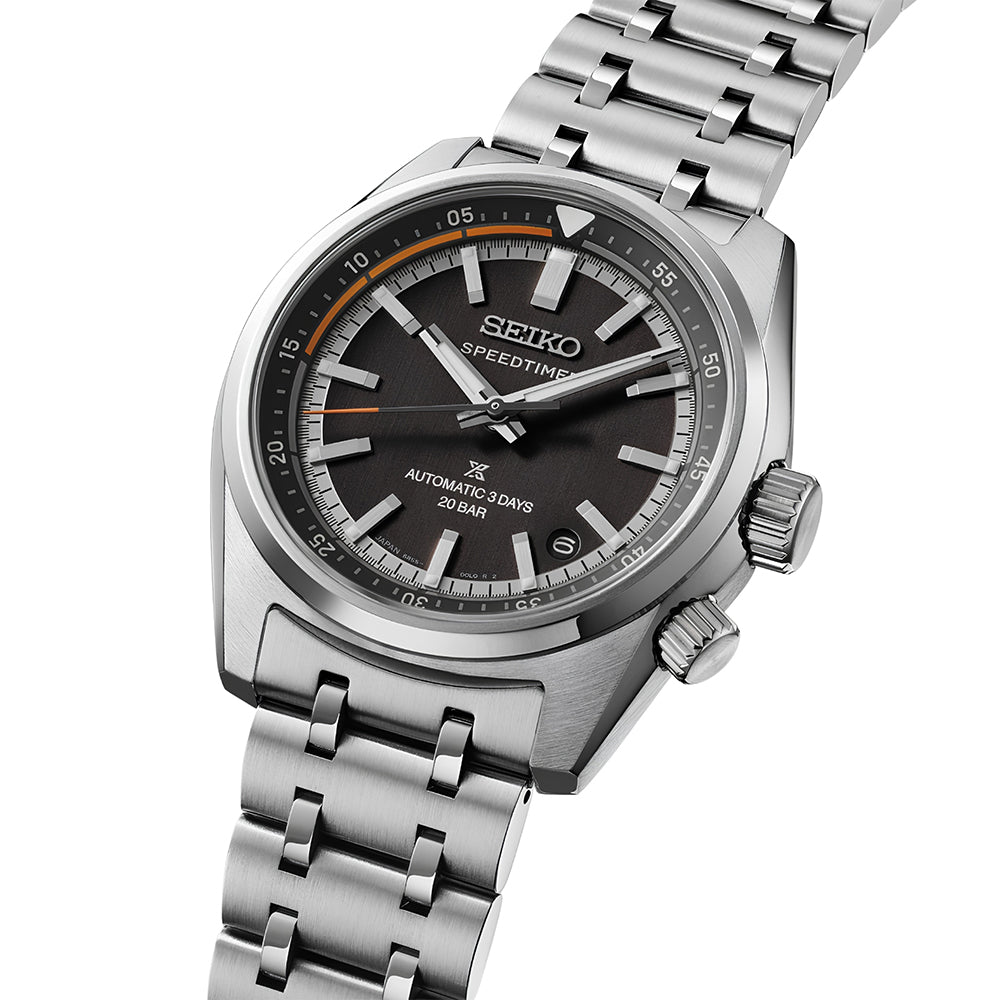 Seiko Prospex Speedtimer Black Automatic Dial Watch SPB515J1