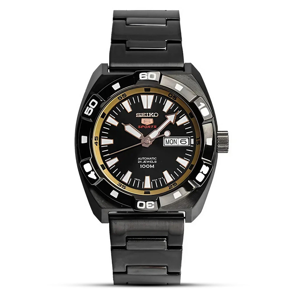 Seiko 5 Sports Automatic Black Dial Watch SRP287K1