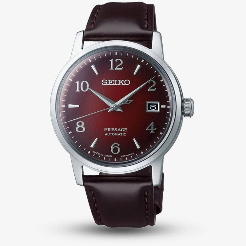 Seiko Presage Cocktail Red Dial Automatic Men's Watch SRPE41J1