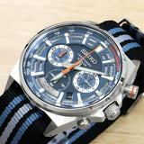 SEIKO Chronograph Quartz Blue Dial Men's Watch SSB409P1