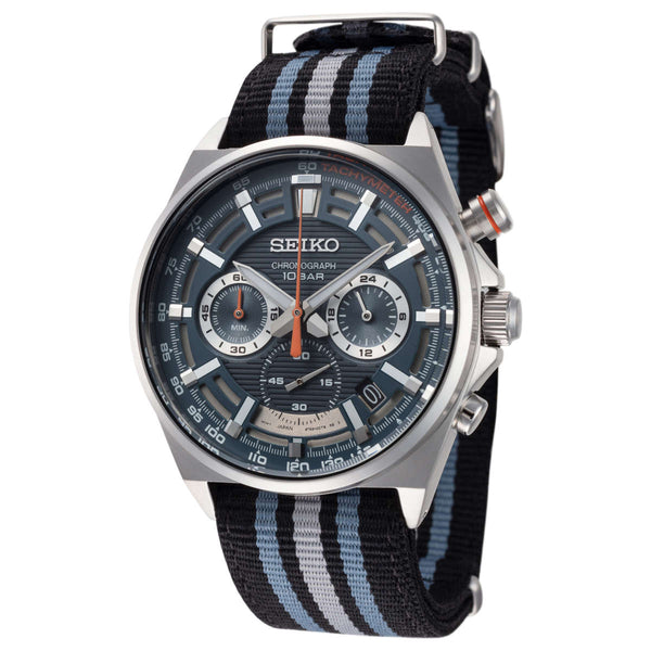 SEIKO Chronograph Quartz Blue Dial Men's Watch SSB409P1