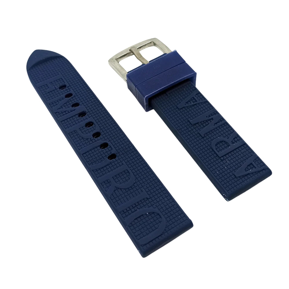 Emporio Armani Blue Silicon 22mm Strap