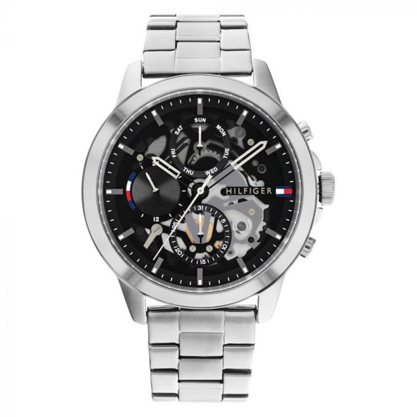 Tommy Hilfiger Silver Analogue Black Dial Men's Watch TH1710477
