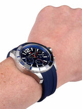 Tommy Hilfiger Men's Nolan Blue Rubber Strap Watch TH1791142