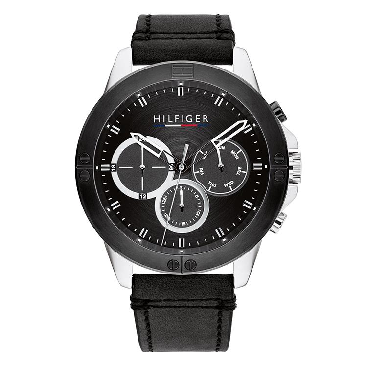 TOMMY HILFIGER BLACK DIAL QUARTZ MEN'S WATCH| TH1791894