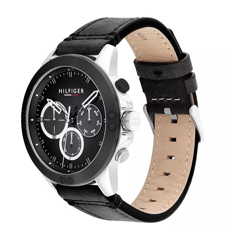 TOMMY HILFIGER BLACK DIAL QUARTZ MEN'S WATCH| TH1791894