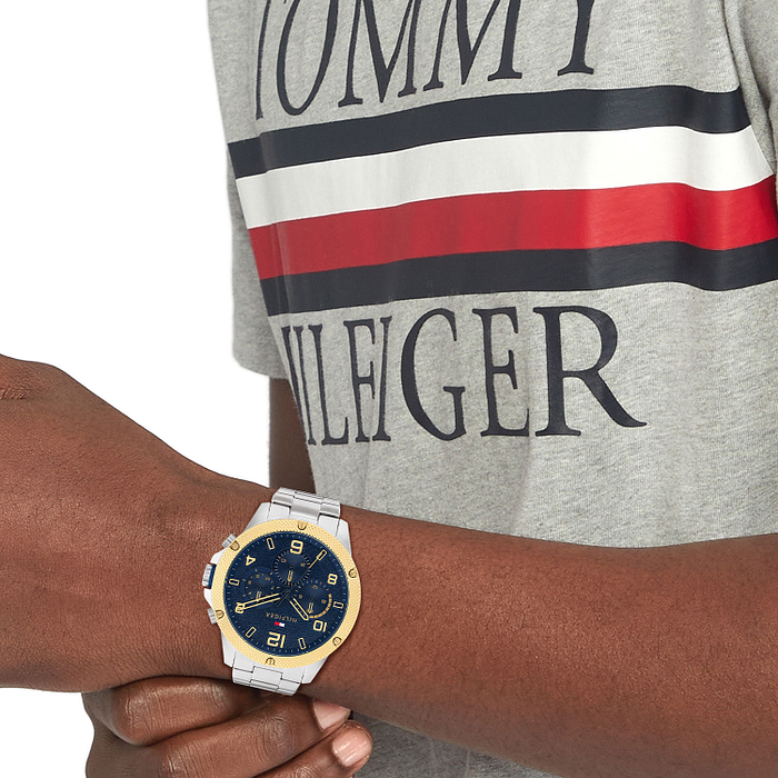 Tommy Hilfiger Blaze Blue Dial Stainless Steel Men's Watch | TH1792031