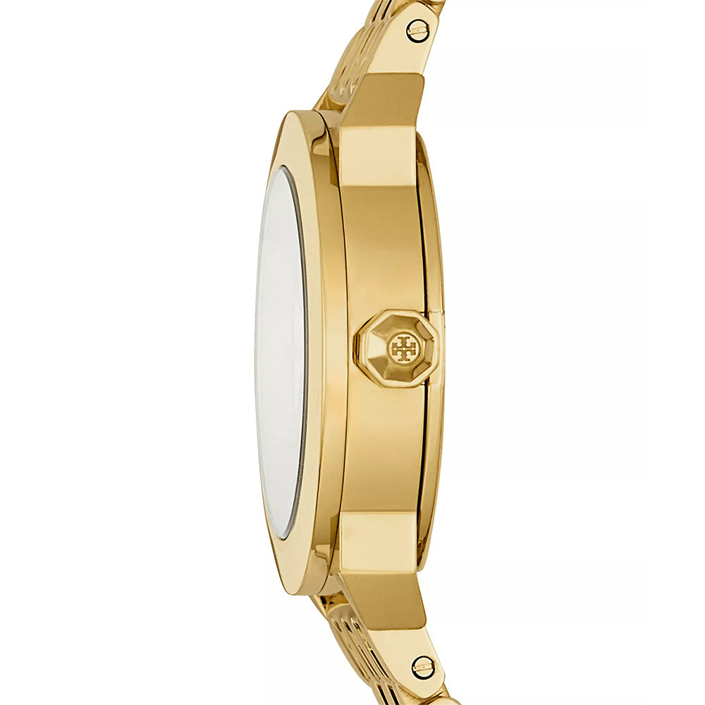 Tory Burch Whitney Gold-Tone White Dial Ladies Watch TBW8000