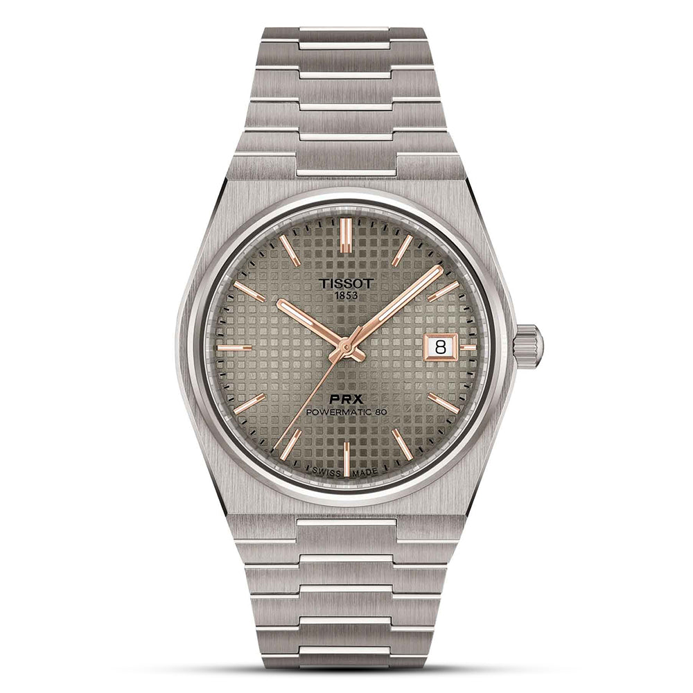 Tissot PRX Titanium Anthracite 38mm Grey Dial Men's Watch |  T137.807.44.061.00
