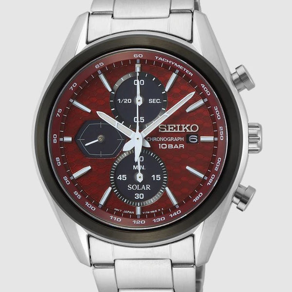 SEIKO Macchina Sportiva Red Dial Men's Watch | SSC771P1