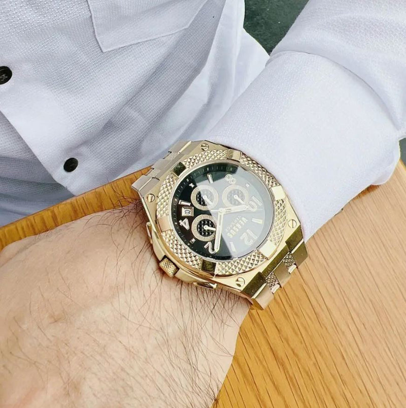 VERSUS VERSACE Tokyo Men's Gold Chronograph Watch