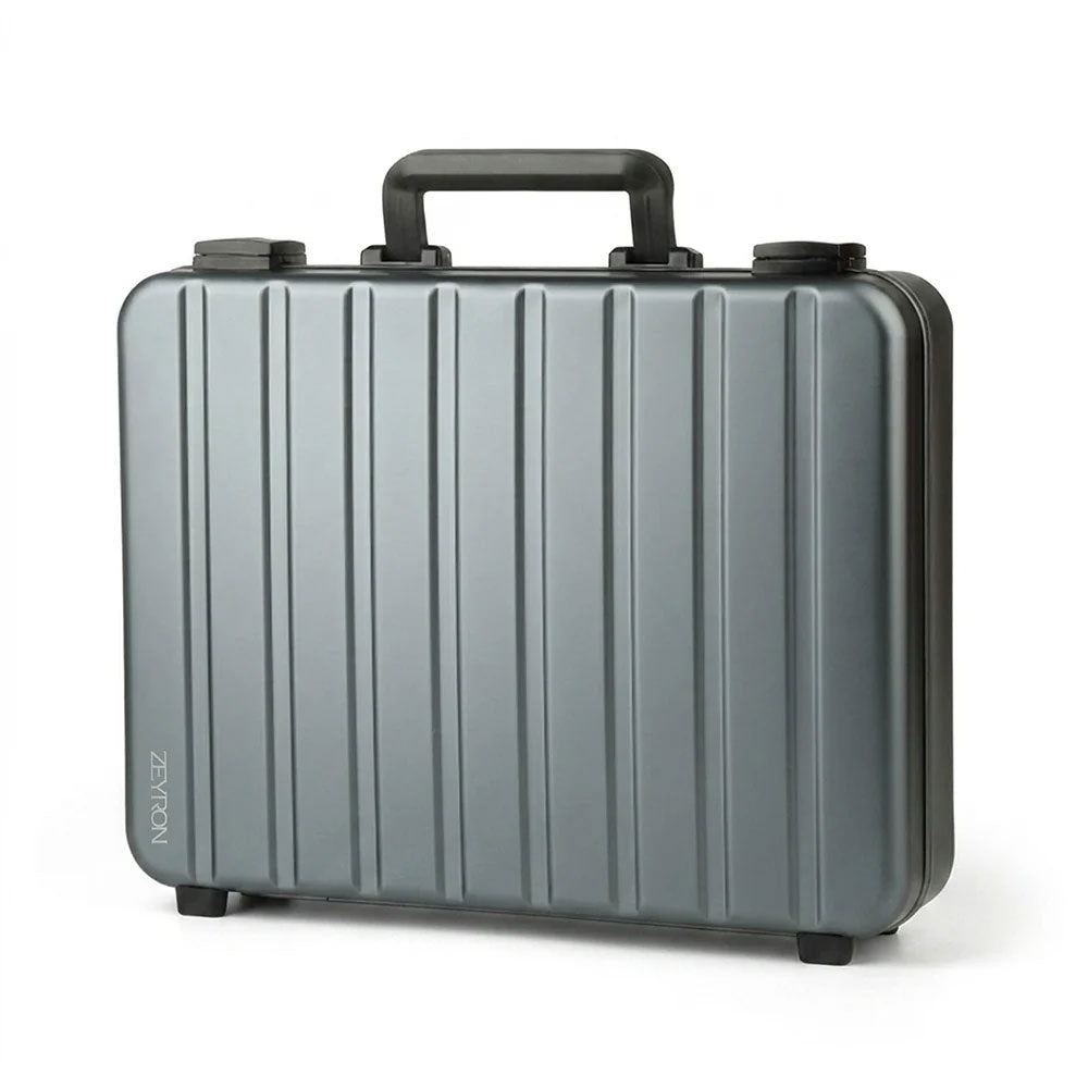 ZEYRON 18 Slots Premium Green Watch Case with Handle-Stylish & Secure Storage