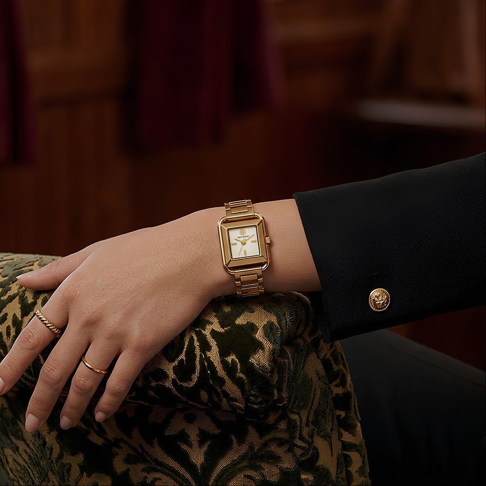 Tory Burch Small Kira Gold-Tone Stainless Steel Ladies Watch TBW6022