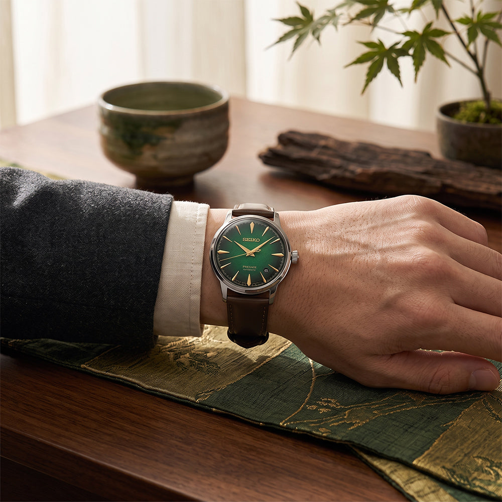 Seiko Presage Cocktail Time "Mint Mist" Automatic Watch HCB002J1