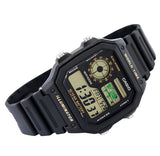 Casio Youth World Time Black Watch| AE-1200WH-1BVDF