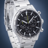 Seiko Conceptual Chronograph Black Dial Men's Watch| SSB413P1