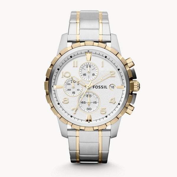 Fossil Dean Chronograph Two-Tone Stainless Steel Men's Watch| FS4795