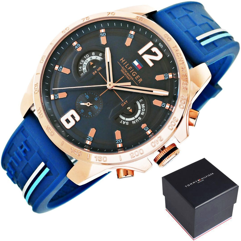 Tommy Hilfiger Analog Blue Dial Men's Watch-TH1791474 - Time Access store