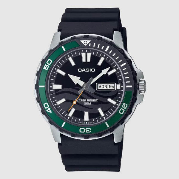 CASIO STANDARD Black Dial Men's Watch| MTD-125-1AV