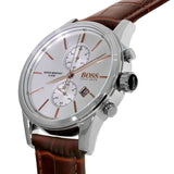 Hugo Boss Jet Silver/Brown Quartz Chronograph Men's Watch| HB1513280