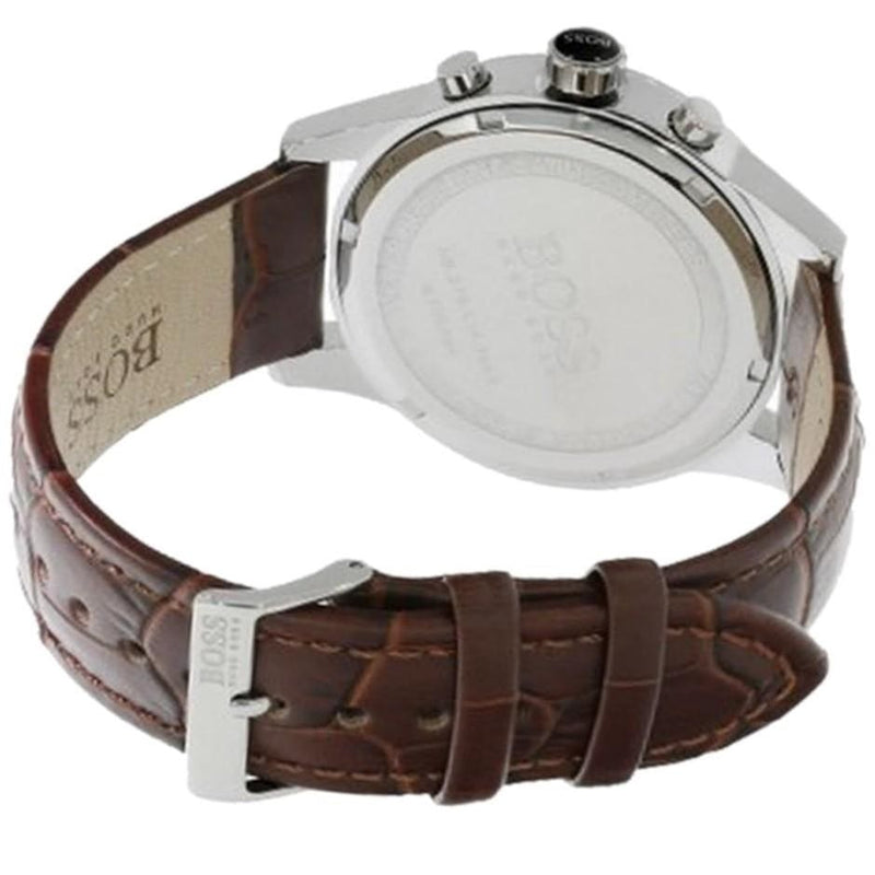 Hugo Boss Jet Silver/Brown Quartz Chronograph Men's Watch| HB1513280