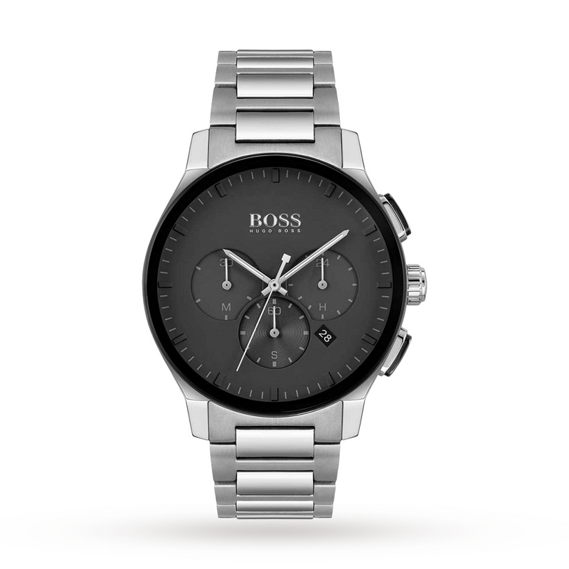 Hugo boss men's 2025 stainless steel strap watch