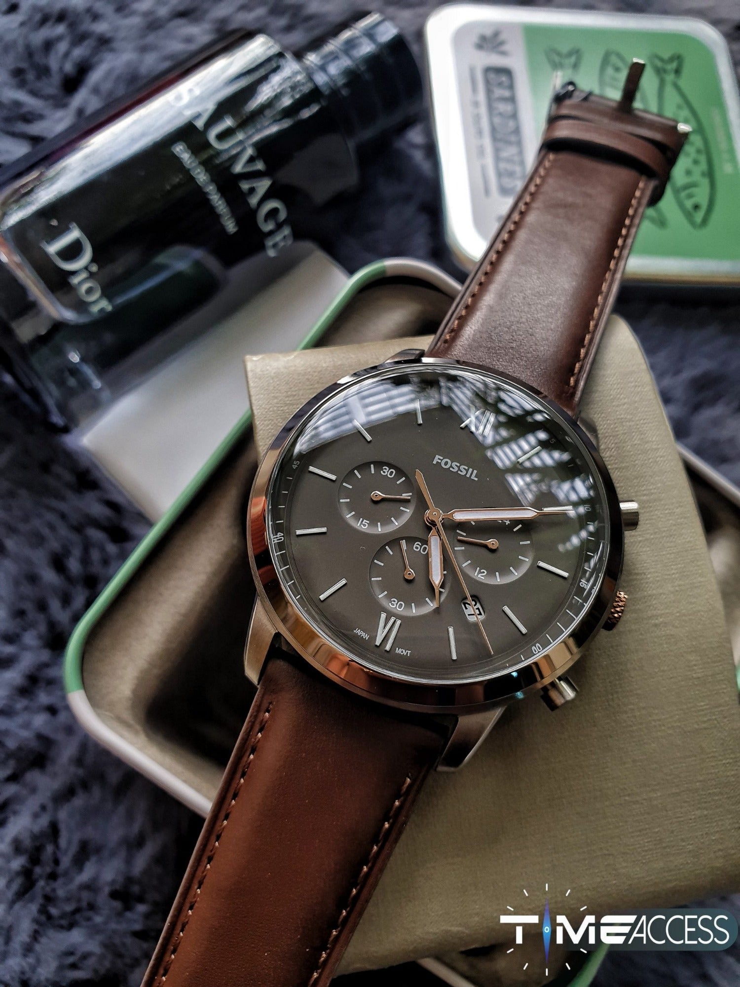 Fossil Neutra Chronograph Brown Watch| FS5408