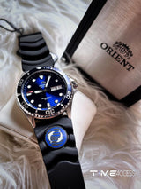 Orient 'Ray II Rubber' Japanese Automatic Stainless Steel Diving Watch,(Model: FAA02008D9) - Time Access store