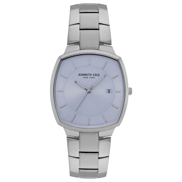 Kenneth Cole New York Men's Classic Japanese-Quartz Watch with Stainless-Steel Strap, Silver, 21 (Model: KC50892008) - Time Access store