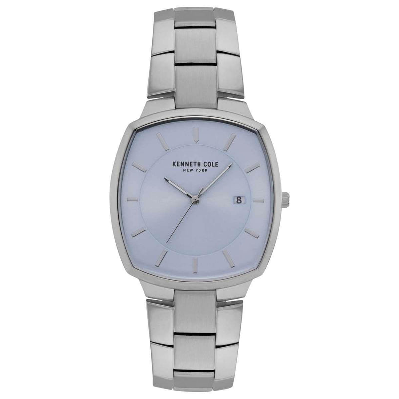 Kenneth Cole New York Men's Classic Japanese-Quartz Watch with Stainless-Steel Strap, Silver, 21 (Model: KC50892008) - Time Access store