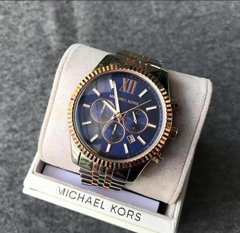 Michael Kors Men's Lexington Two-Tone Watch MK8412 - Time Access store