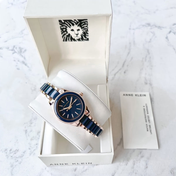 Anne Klein Royal Navy Blue Watch - Time Access store