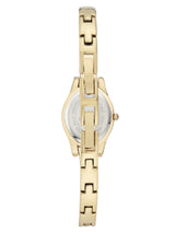 Armitron Women's Gold-Tone Diamond Dial Bangle Dress Watch - Time Access store