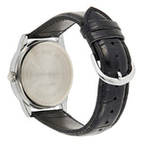 Casio Black Leather Quartz Men's Watch| MTP-V001L-7BUDF