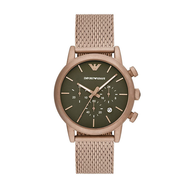 Emporio Armani Analog Green Dial Men's Watch AR-11428 - Time Access store