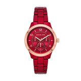 Michael Kors Analog Red Dial Women's Watch-MK6594 - Time Access store