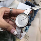 Skagen Ditte White Ceramic Bracelet Ladies Watch SKW2300 - Time Access store